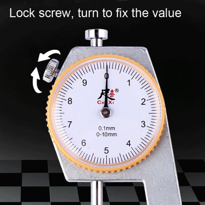 CHIXI Handheld Thickness Gauge Paper Thickness Gauge, Specification: Mid-range 0-10mm Curved Point - Coating Thickness Gauge by buy2fix | Online Shopping UK | buy2fix