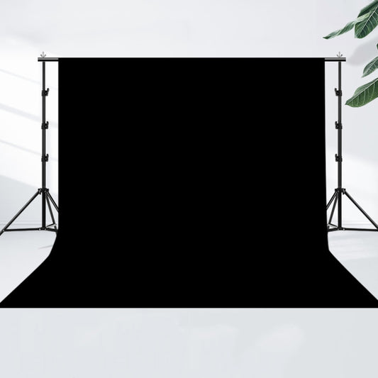1.5m X 2.8m Product Photography Background Hanging Cloth(Black) - Solid Color by buy2fix | Online Shopping UK | buy2fix