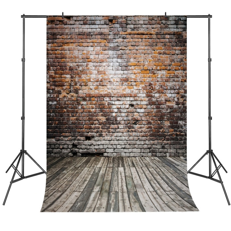 2.1m X 1.5m Brick Wall And Wooden Floor Photography Background - Brick Wall by buy2fix | Online Shopping UK | buy2fix