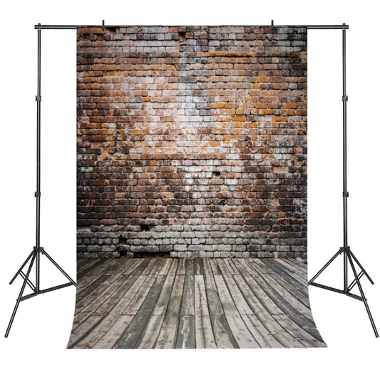 2.1m X 1.5m Brick Wall And Wooden Floor Photography Background - Brick Wall by buy2fix | Online Shopping UK | buy2fix