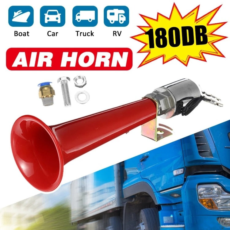 180DB Car Super Loud Air Horn Bird Call Single Pipe Air Whistle Horn - Security Alarm System by buy2fix | Online Shopping UK | buy2fix