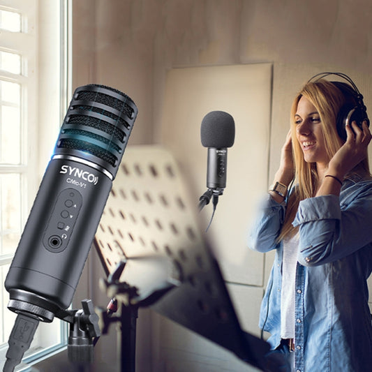 SYNCO V1 Live Large-diaphragm Radio Microphone(Black) - Microphone by buy2fix | Online Shopping UK | buy2fix