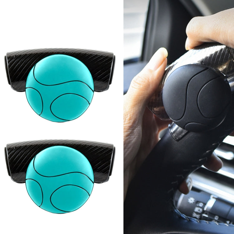 2PCS Automotive Silicone Bearing Steering Wheel Booster(Blue) - Steering Wheel Accessories by buy2fix | Online Shopping UK | buy2fix