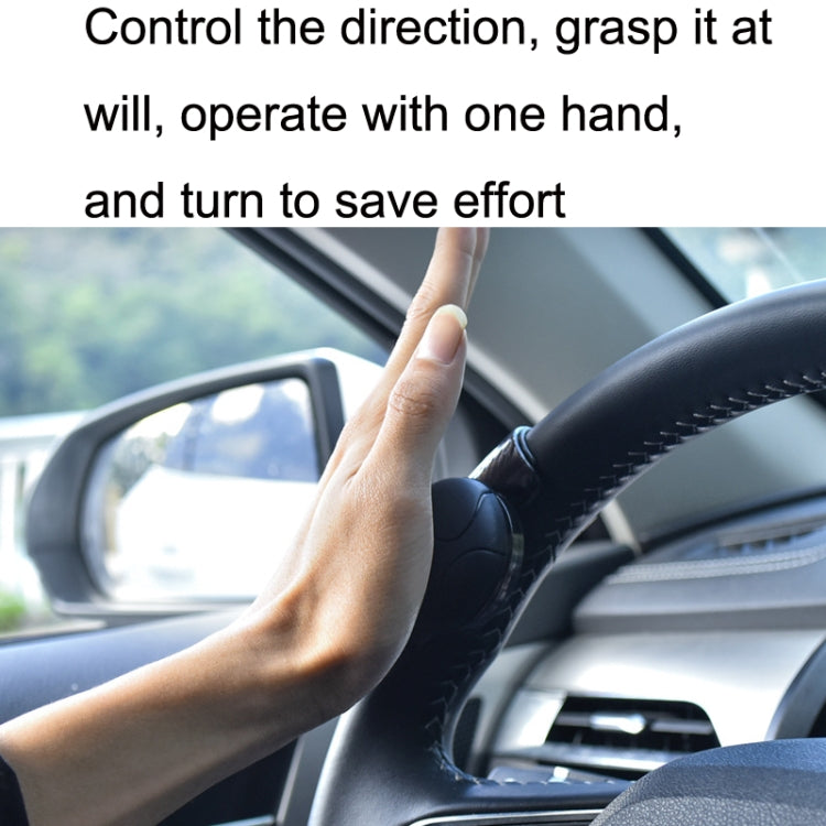 2PCS Automotive Silicone Bearing Steering Wheel Booster(Black) - Steering Wheel Accessories by buy2fix | Online Shopping UK | buy2fix