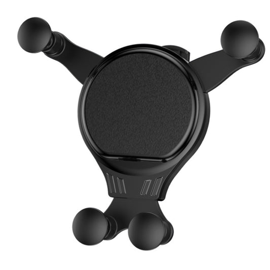 2PCS JQ006 Snap Universal Rotating Car Air Outlet Phone Holder(Dark Black) - Universal Car Holders by buy2fix | Online Shopping UK | buy2fix
