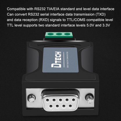 DTECH DT-9005 Without Power Supply RS232 To TTL Serial Port Module, Interface: 5V Module - RS485 / RS232 Series by buy2fix | Online Shopping UK | buy2fix