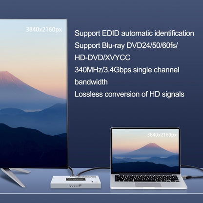 DTECH DT-7144A HDMI 2.0 1 In 4 Out 4K X 2K HD Video Splitter, CN Plug by buy2fix