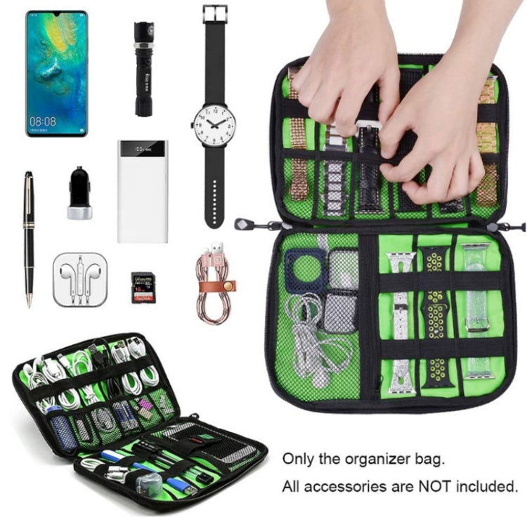 Multifunctional Portable Mobile Phone Digital Accessories U Disk Storage Bag, Color: Blue by buy2fix
