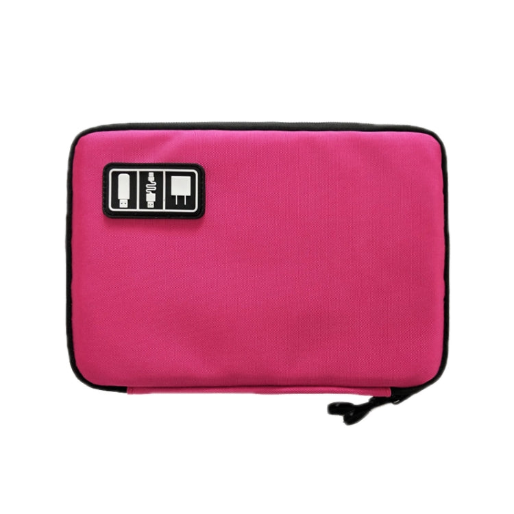Multifunctional Portable Mobile Phone Digital Accessories U Disk Storage Bag, Color: Rose Red by buy2fix