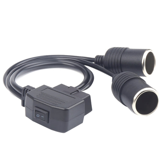 Car OBD To Cigarette Lighter Female Seat Driving Recorder Power Cord 50cm - Cigar Socket by buy2fix | Online Shopping UK | buy2fix