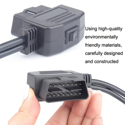 Car OBD To Cigarette Lighter Female Seat Driving Recorder Power Cord 50cm - Cigar Socket by buy2fix | Online Shopping UK | buy2fix