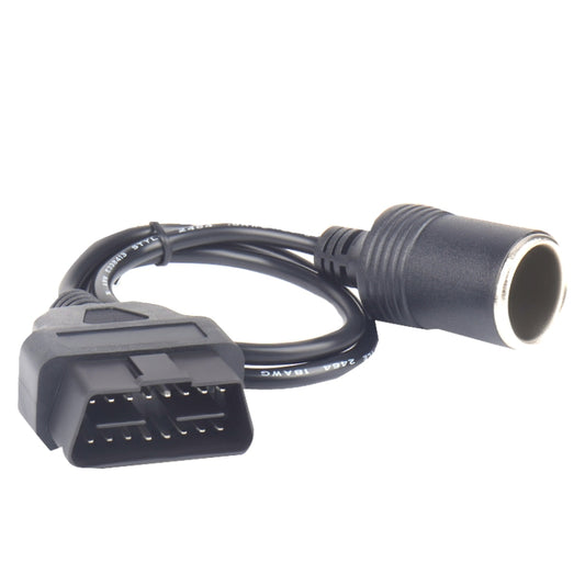 Car OBD To Cigarette Lighter Female Seat Driving Recorder Power Cord 60cm - Cigar Socket by buy2fix | Online Shopping UK | buy2fix