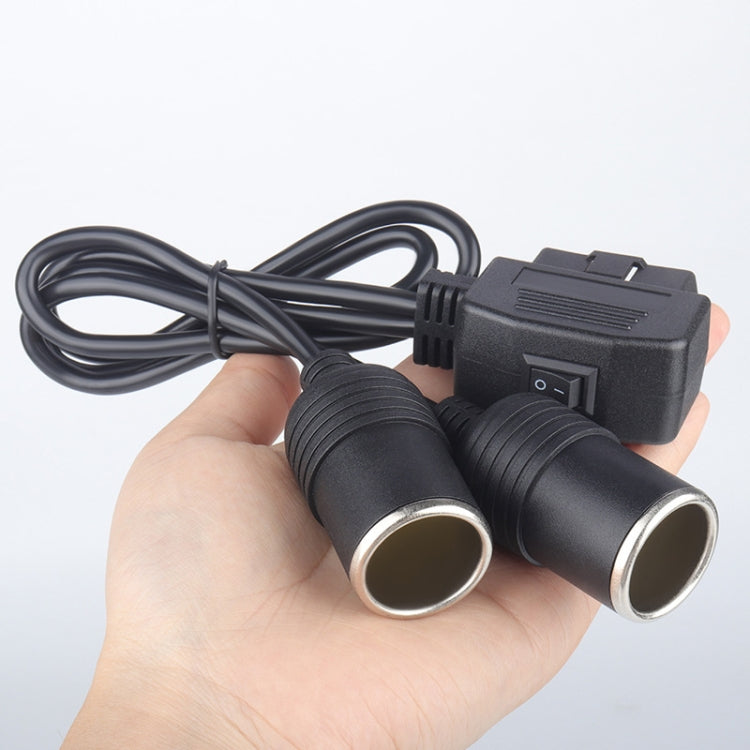 Car OBD To Cigarette Lighter Female Seat Driving Recorder Power Cord 60cm - Cigar Socket by buy2fix | Online Shopping UK | buy2fix