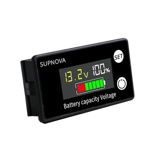 SUPNOVA LCD Color Screen DC Voltmeter Lithium Storage Battery Meter, Style: Ordinary Type - Battery & Resistance Tester by SUPNOVA | Online Shopping UK | buy2fix