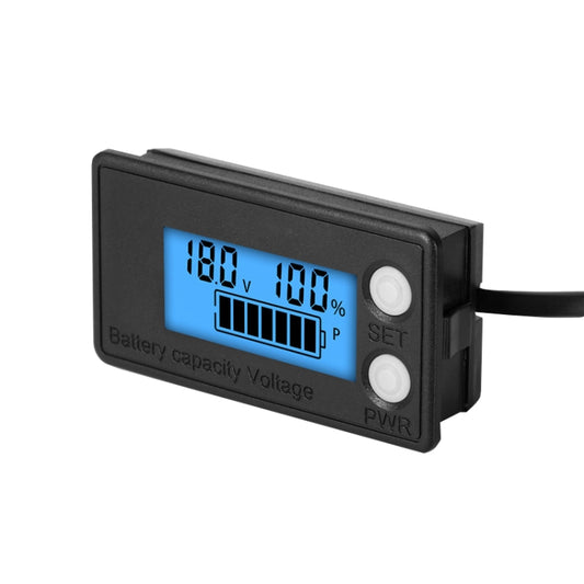 Waterproof LCD Two-wire Lead-acid Lithium Battery Digital Display Voltage Meter 8-72V (Blue) - Battery & Resistance Tester by buy2fix | Online Shopping UK | buy2fix
