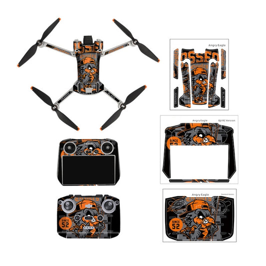Sunnylife Drone+Remote Control Protective Sticker For DJI Mini 3 Pro RC Version(Irimitent Eagle) - Stickers by Sunnylife | Online Shopping UK | buy2fix
