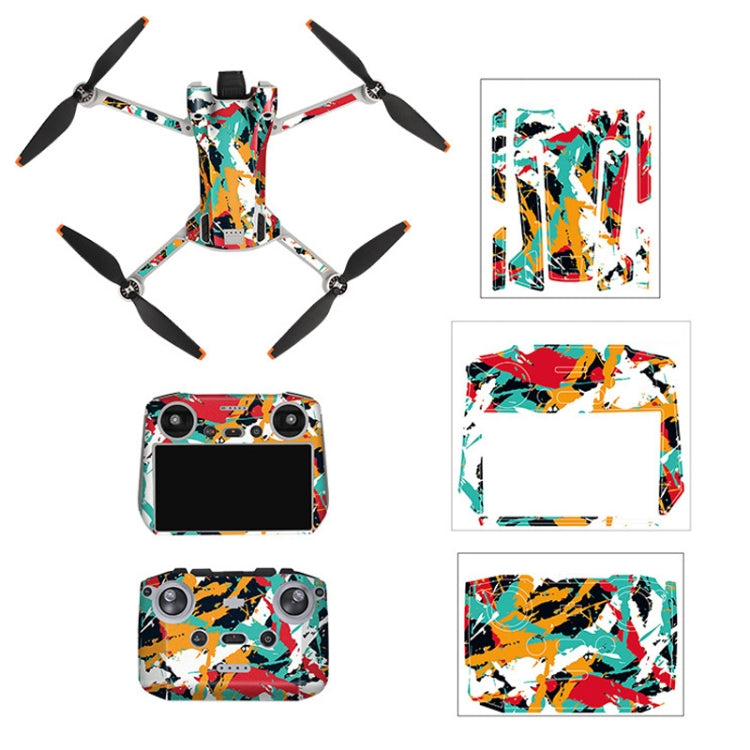 Sunnylife Drone+Remote Control Protective Sticker For DJI Mini 3 Pro RC Version(Rhythm Graffiti) - Stickers by Sunnylife | Online Shopping UK | buy2fix