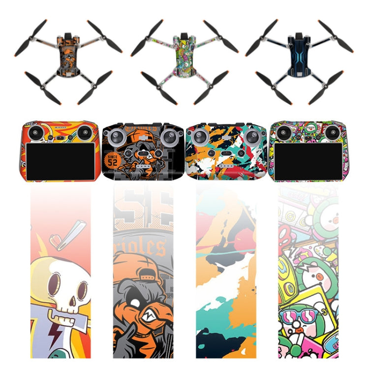 Sunnylife Drone+Remote Control Protective Sticker For DJI Mini 3 Pro RC Version( Time Gate) - Stickers by Sunnylife | Online Shopping UK | buy2fix
