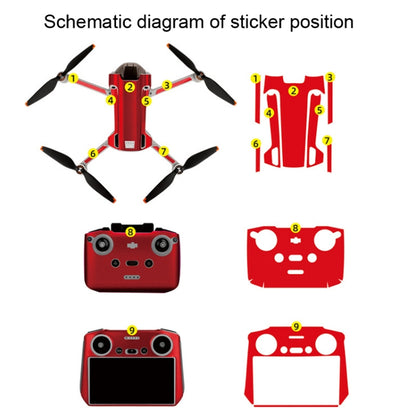 Sunnylife Drone+Remote Control Protective Sticker For DJI Mini 3 Pro RC Version( Time Gate) - Stickers by Sunnylife | Online Shopping UK | buy2fix