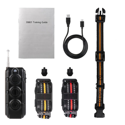 Electronic Dog Trainer Rechargeable Pet Remote Control Bark Stopper, Specification: 1 Drag 1 Orange - Training Aids by buy2fix | Online Shopping UK | buy2fix