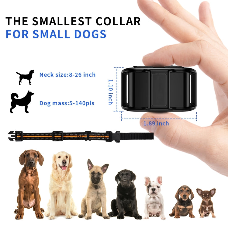 Electronic Dog Trainer Rechargeable Pet Remote Control Bark Stopper, Specification: 1 Drag 1 Orange - Training Aids by buy2fix | Online Shopping UK | buy2fix