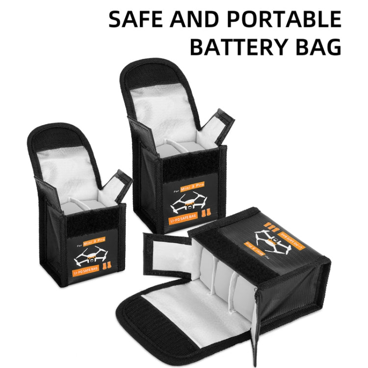 Sunnylife  Battery Explosion-proof Bag Storage Bag for DJI Mini 3 Pro,Size: Can Hold 2 Batteries - Carry Cases & Bags by Sunnylife | Online Shopping UK | buy2fix
