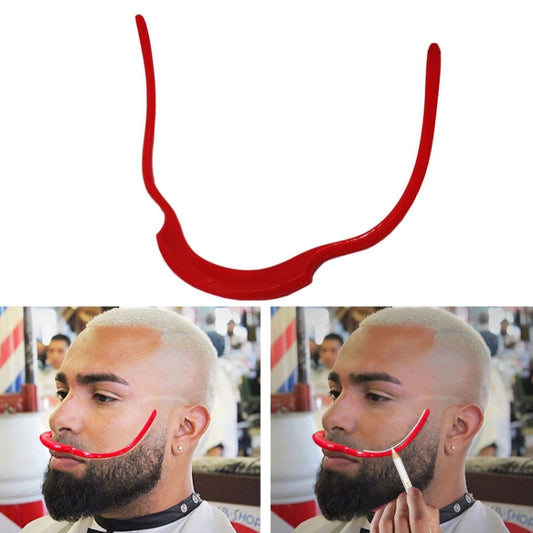 4 PCS Beard Styling Ruler Shaving Tools(Red) - Hair Trimmer by buy2fix | Online Shopping UK | buy2fix