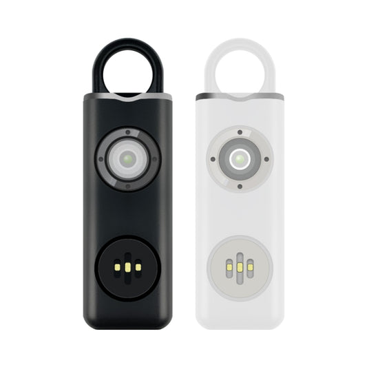 Anti-wolf Alarm Rechargeable Female Student Self-defense Keychain(White) - Anti-lost Alarm by buy2fix | Online Shopping UK | buy2fix