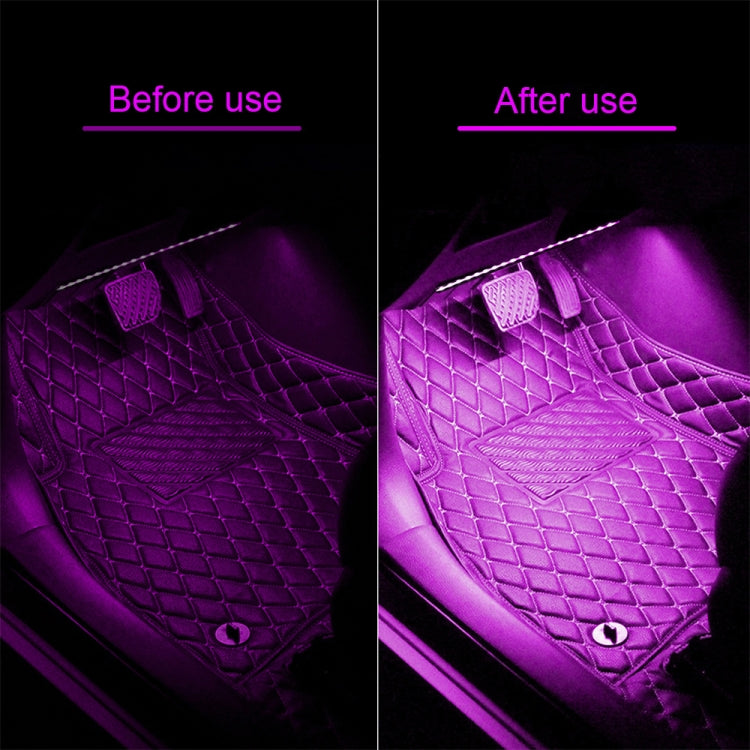 SKS-JZ-10 Symphony Car USB Foot Atmosphere Light(76 Lights) - Atmosphere lights by buy2fix | Online Shopping UK | buy2fix