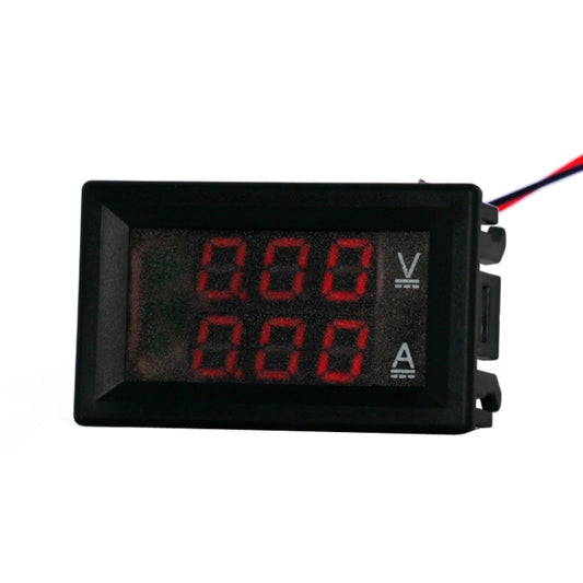 Dual-Display Voltage Current Meter Digital DC Voltage Meter, Specification: 10A (Red) - Current & Voltage Tester by buy2fix | Online Shopping UK | buy2fix