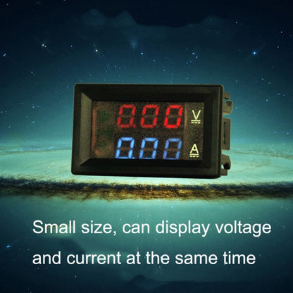 Dual-Display Voltage Current Meter Digital DC Voltage Meter, Specification: 10A (Red) - Current & Voltage Tester by buy2fix | Online Shopping UK | buy2fix