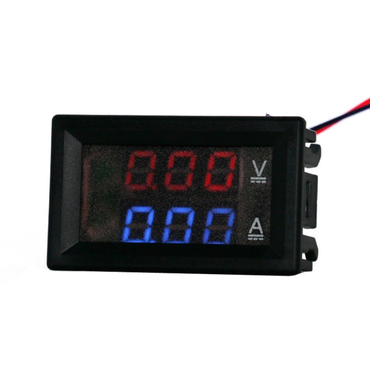 Dual-Display Voltage Current Meter Digital DC Voltage Meter, Specification: 50A (Red Blue) - Current & Voltage Tester by buy2fix | Online Shopping UK | buy2fix