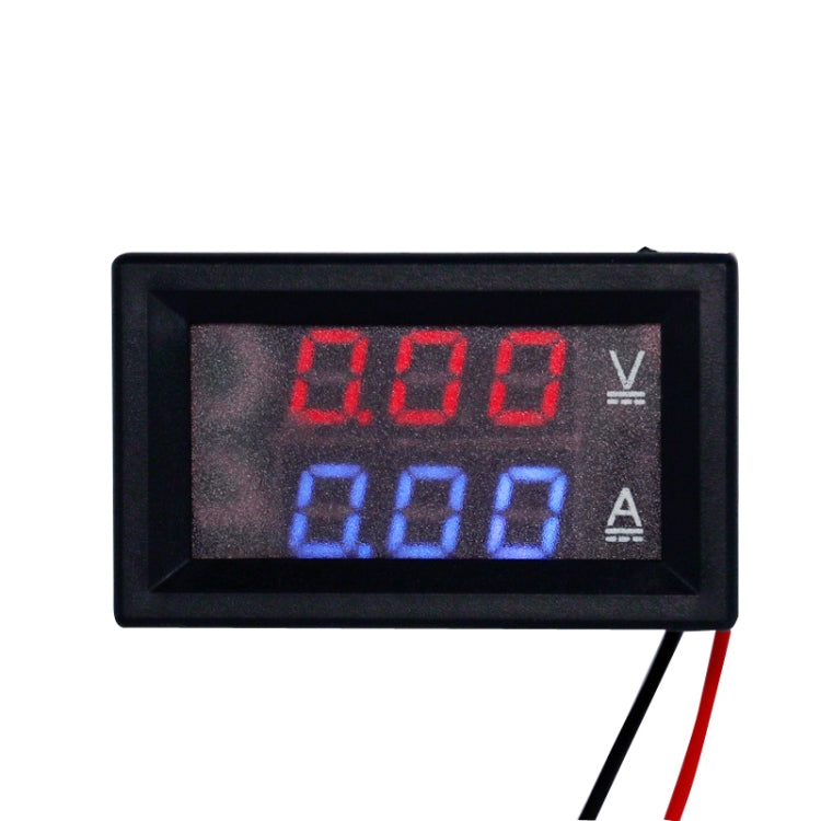 Dual-Display Voltage Current Meter Digital DC Voltage Meter, Specification: 50A (Red Blue) - Current & Voltage Tester by buy2fix | Online Shopping UK | buy2fix