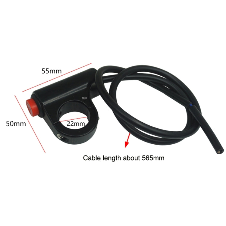 2PCS KG-037E Motorcycle Double Flash Warning Switch Retrofit Accessories - Signal Lights by buy2fix | Online Shopping UK | buy2fix