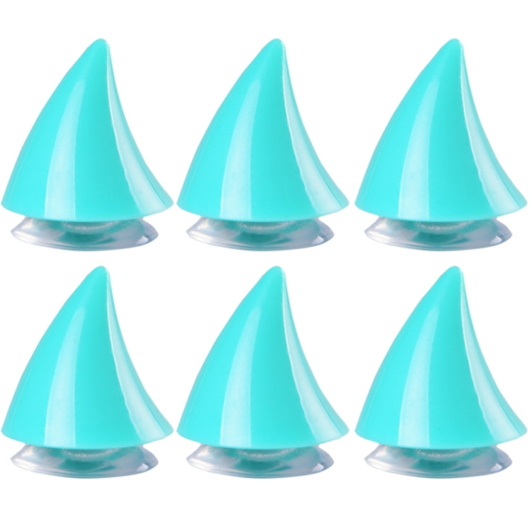 2pcs /Pair Motorcycle Helmet Devil Sucker Decoration, Style: Small Horns (Light Blue) - Ornamental Parts by buy2fix | Online Shopping UK | buy2fix