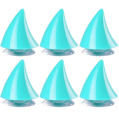 2pcs /Pair Motorcycle Helmet Devil Sucker Decoration, Style: Small Horns (Light Blue) - Ornamental Parts by buy2fix | Online Shopping UK | buy2fix