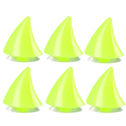 2pcs /Pair Motorcycle Helmet Devil Sucker Decoration, Style: Small Horns (Fluorescent Green) - Ornamental Parts by buy2fix | Online Shopping UK | buy2fix