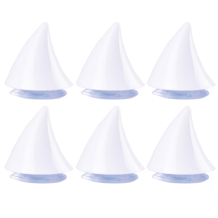 2pcs /Pair Motorcycle Helmet Devil Sucker Decoration, Style: Small Horns (White) - Ornamental Parts by buy2fix | Online Shopping UK | buy2fix