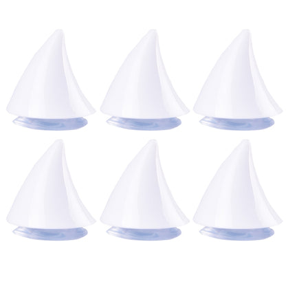 2pcs /Pair Motorcycle Helmet Devil Sucker Decoration, Style: Small Horns (White) - Ornamental Parts by buy2fix | Online Shopping UK | buy2fix