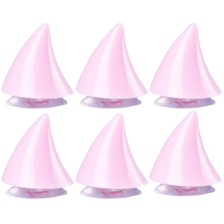 2pcs /Pair Motorcycle Helmet Devil Sucker Decoration, Style: Small Horns (Light Pink) - Ornamental Parts by buy2fix | Online Shopping UK | buy2fix
