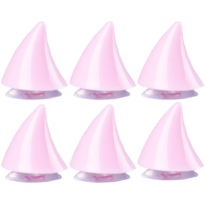 2pcs /Pair Motorcycle Helmet Devil Sucker Decoration, Style: Small Horns (Light Pink) - Ornamental Parts by buy2fix | Online Shopping UK | buy2fix