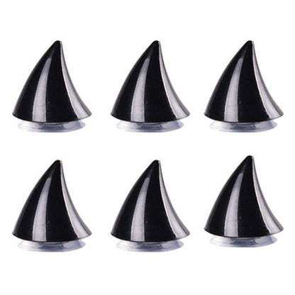 2pcs /Pair Motorcycle Helmet Devil Sucker Decoration, Style: Small Horns (Black) - Ornamental Parts by buy2fix | Online Shopping UK | buy2fix