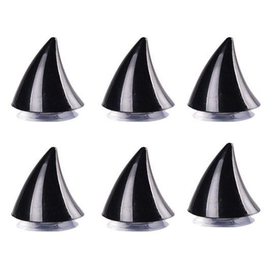 2pcs /Pair Motorcycle Helmet Devil Sucker Decoration, Style: Small Horns (Black) - Ornamental Parts by buy2fix | Online Shopping UK | buy2fix