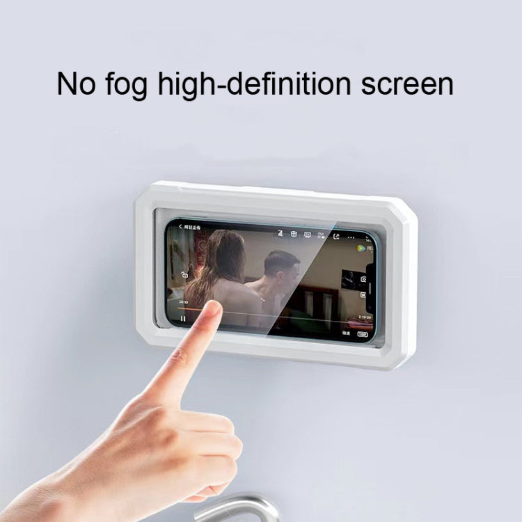 Retractable Rotating Bathroom Waterproof Mobile Phone Box Wall Mount Mobile Phone Holder(Green) - Shower & Wall Mounts by buy2fix | Online Shopping UK | buy2fix