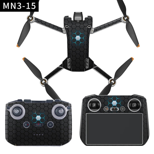Flat Style Waterproof Anti-Scratch Sticker For DJI Mini 3 Pro RC-N1 Ordinary Version(Mn3-15) - Stickers by buy2fix | Online Shopping UK | buy2fix