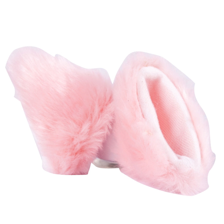 4PCS Motorcycle Plush Ear Helmet Decoration(Pink) - Ornamental Parts by buy2fix | Online Shopping UK | buy2fix