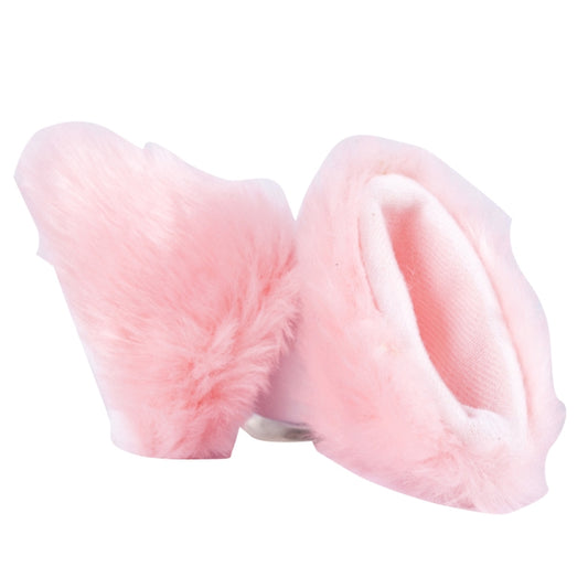 4PCS Motorcycle Plush Ear Helmet Decoration(Pink) - Ornamental Parts by buy2fix | Online Shopping UK | buy2fix