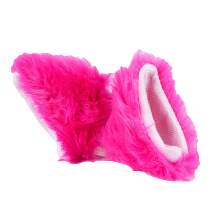 4PCS Motorcycle Plush Ear Helmet Decoration(Rose Red) - Ornamental Parts by buy2fix | Online Shopping UK | buy2fix