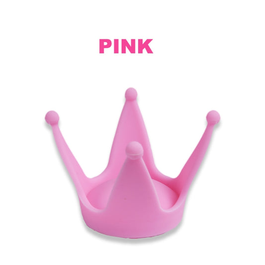 2PCS Motorcycle Crown Sucker Helmet Decoration(Light Pink) - Ornamental Parts by buy2fix | Online Shopping UK | buy2fix