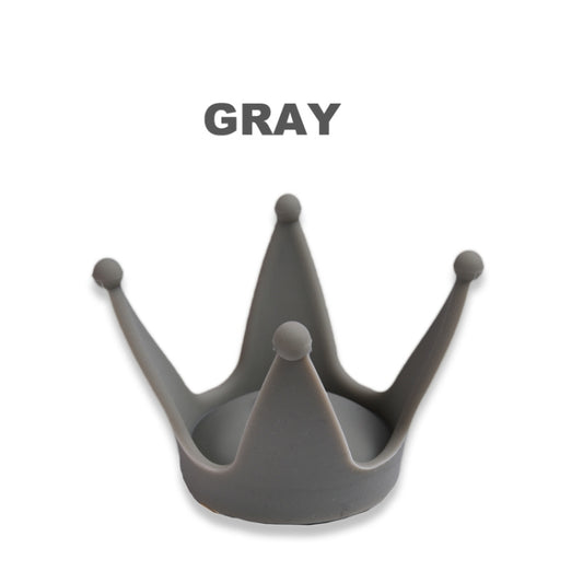 2PCS Motorcycle Crown Sucker Helmet Decoration(Gray) - Ornamental Parts by buy2fix | Online Shopping UK | buy2fix